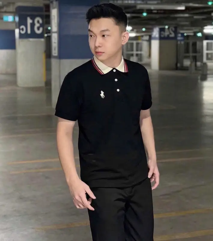 Áo thun unisex/couple, phôm trơn đơn giản dễ phối thêu logo vải poly co giãn, MÂY FASHION top men 2