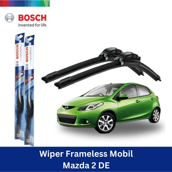 Gambar Bosch Sepasang Wiper Frameless Advantage Mazda 2 DE 24 dan 14 Inci dari Bosch Automotive Kab. Bekasi Tokopedia