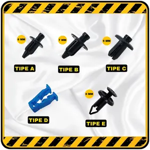 Klip Body Plastik Kancing Kancingan Rivet NMAX BEAT VARIO MIO PCX CBR dsb