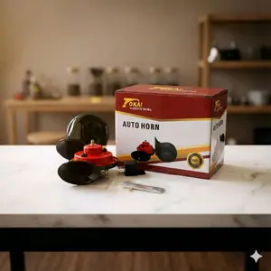 KLAKSON KEONG BLACK TWIN TONE MOBIL MOTOR TRUK - 12V & 24V ORIGINAL