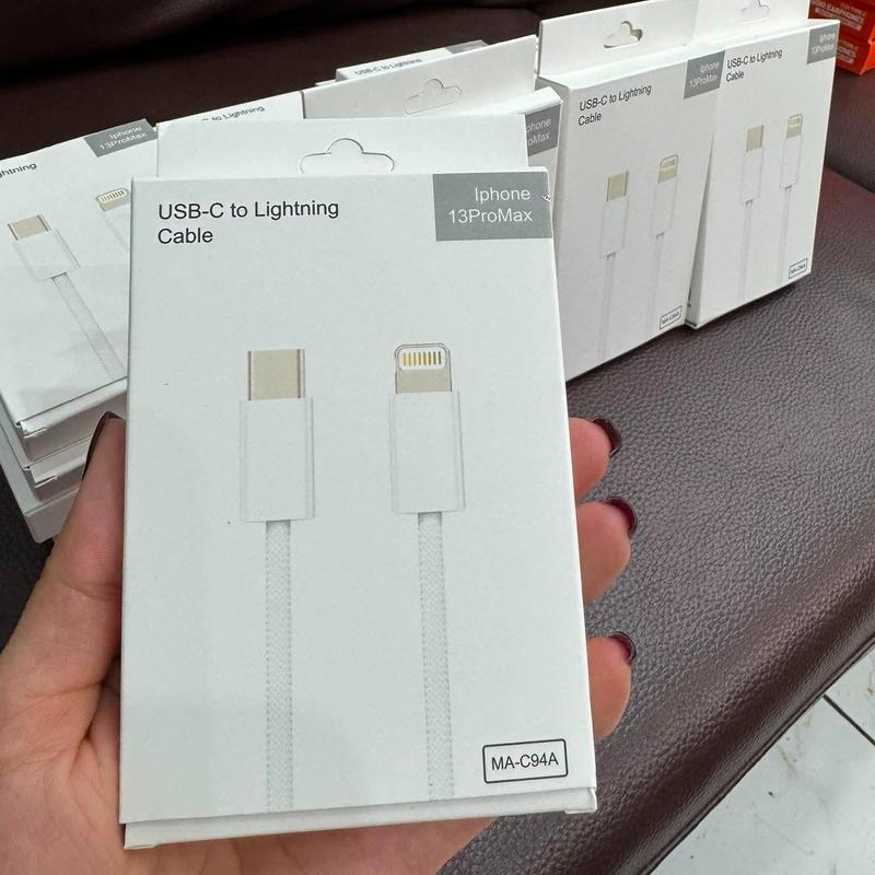 Cáp Sạc Nhanh Iphone Đủ Dòng 20w, Cáp Dù Siêu Bền
