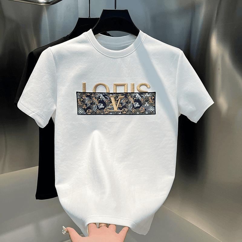Kaos Tren Cetak Fashion Pria dan Wanita Muda 2025 - Bahan Nyaman - Toko Fashion Hitam 4