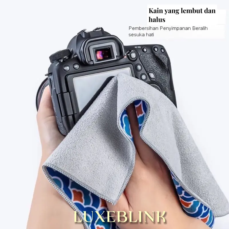 Pouch Kain Perekat Pelindung Ajaib Murah LUXEBLINK - Multifungsi untuk menyimpan barang Elektronik, penyimpan tablet/ipad, pouch kosmetik, penyimpan dan pelindung Kamera SLR, pouch tempat makan,pouch kain dengan design lucu 5