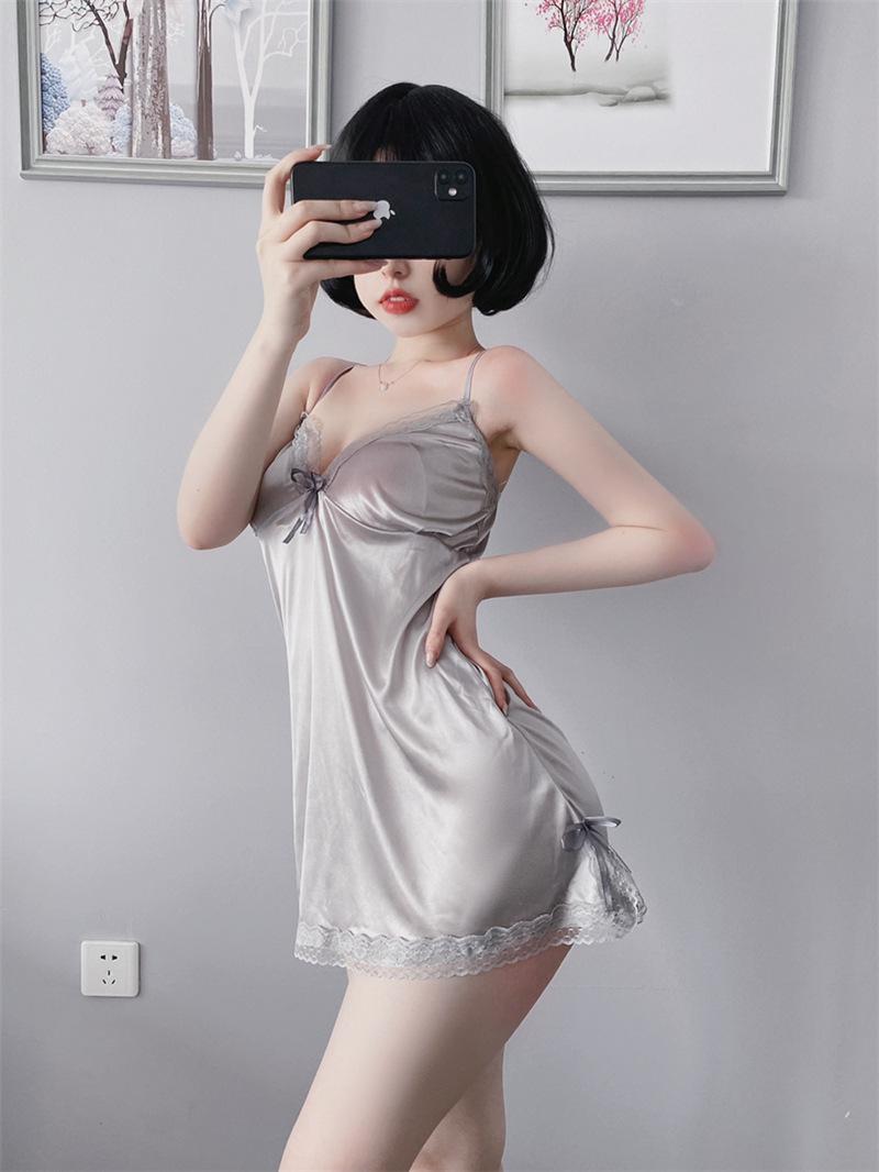 Product Introduction of Cc's secret Nightgown for women summer sexy new lace disposable tearable suspender nightgown summer pajamas 20