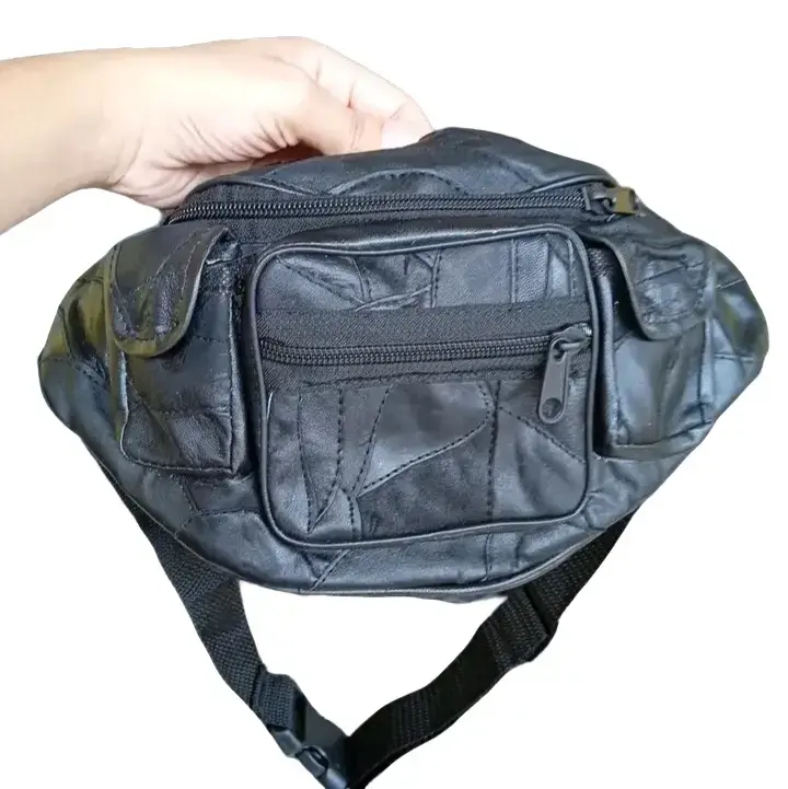 Tas Pinggang Kulit Asli untuk Pria dan Wanita
