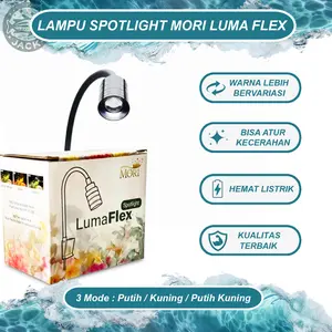 Lampu Mori Lumaflex 3 Mode Spotlight Lampu Sorot Aquarium Amazon Vibes