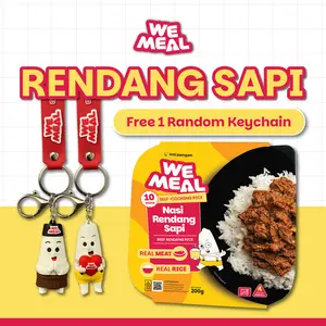 WEMEAL FREE GANCI I Nasi Rendang Sapi | Self Heating Food | Makanan Siap Saji Tanpa Kompor & Tanpa Microwave I Makanan Instan Rendang Sap