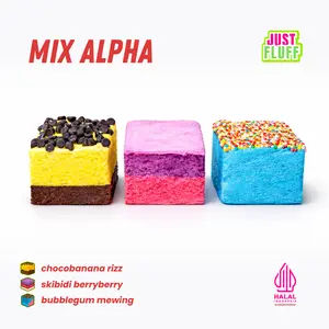 Marshmallow JustFluff MIX ALPHA 3 RASA [HALAL] GOURMET MARSHMALLOW
