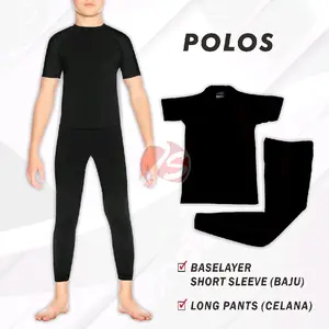 Baju celana panjang renang hitam sporty setelan diving junior csswim outdoor Toko Rilan Sport