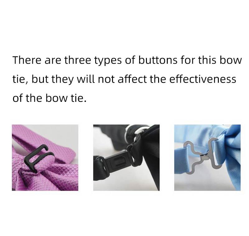 Product Introduction of Groom's Wedding Tie Pocket Scarf Square Scarf Chest Needle Breast Flower Three piece Set Red Bow Men's Black Gentleman 5