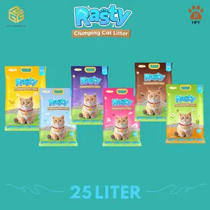 Rasty Clumping Cat Litter 25Liter Rasty Pasir Gumpal Pasir Wangi Kucing 25Liter