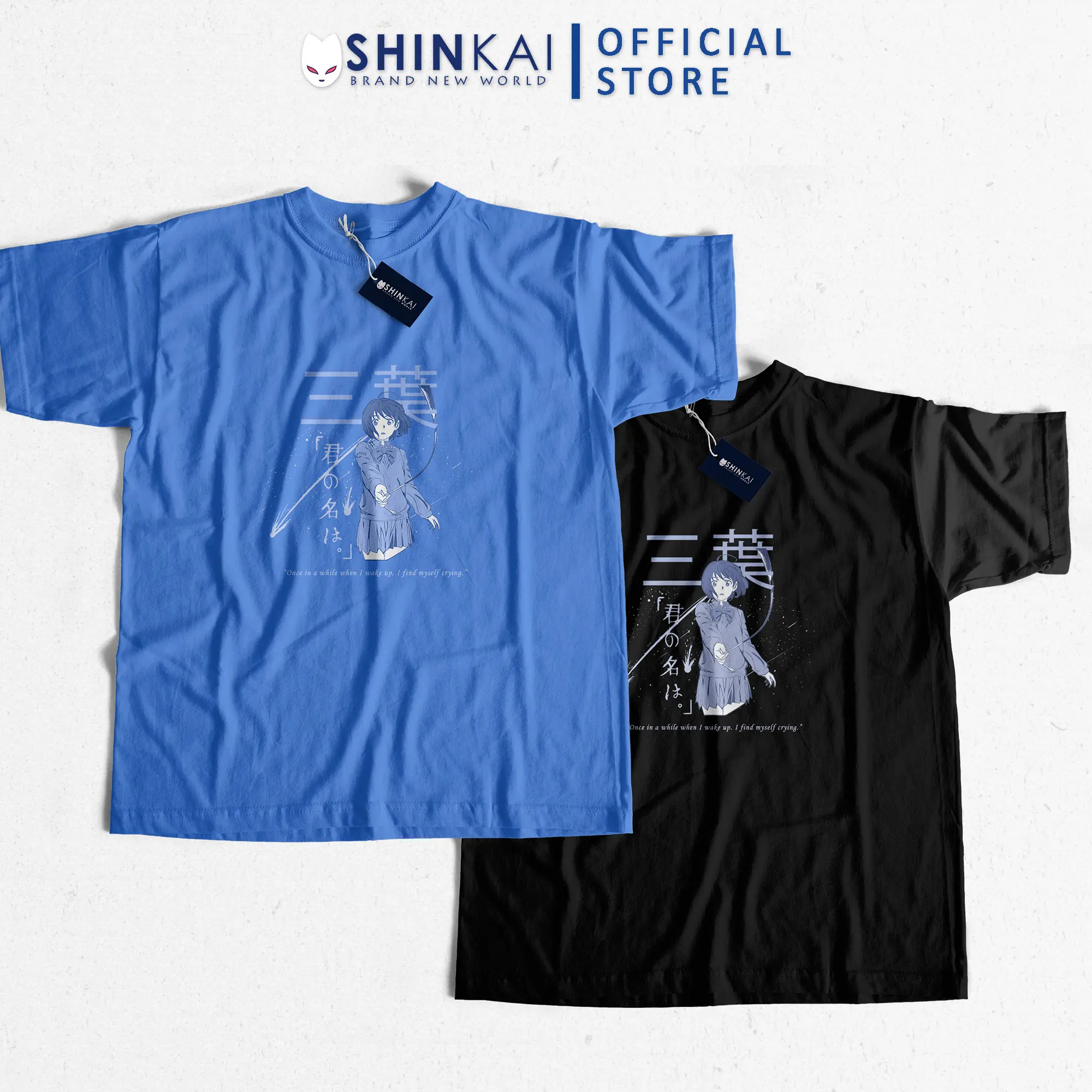Kaos Anime Kimi No Nawa Simple Mitsuha | Baju Distro Japan Anime Movie Makoto Shinkai
