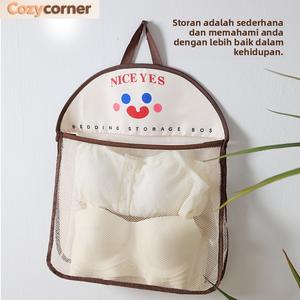 Beg Simpanan Gantung, Untuk Kegunaan Rumah, Untuk Seluar Dalam dan Stoking, Gantung Dinding, dengan Beg Simpanan Pelbagai, Rangkaian Bekalan