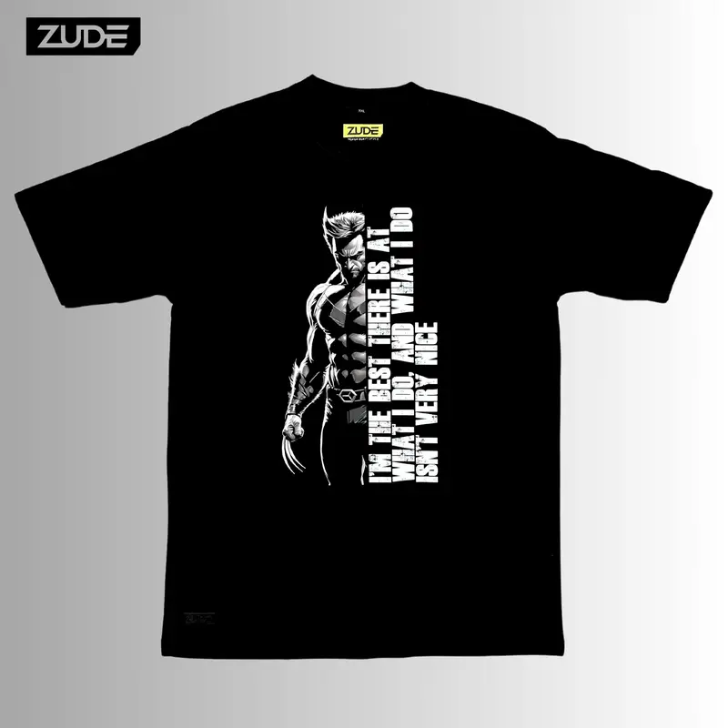 Kaos Tshirt ZUDE Wolverine Quotes 0