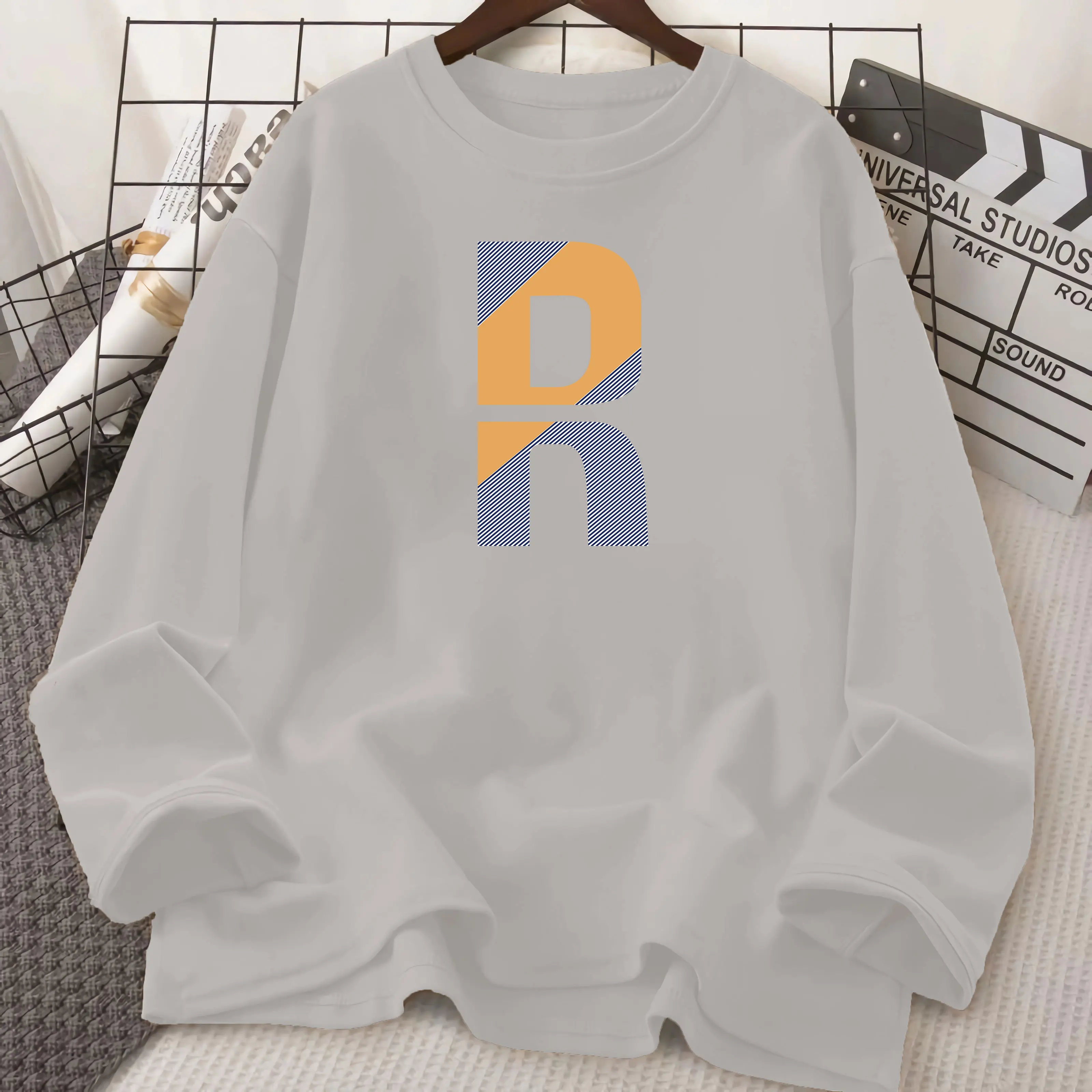Kaos Katun Oversize Wanita Combed 24s Lengan Panjang Distro Wanita Streetwear