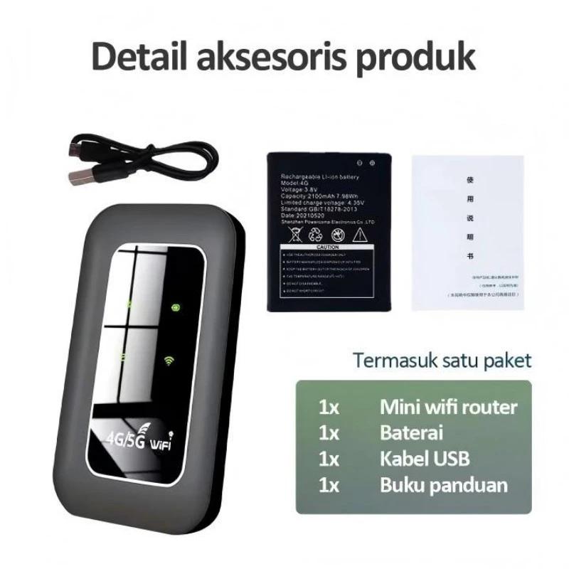 YGDS WiFi Modem H806 Wireless Router 4G LTE Mini Modem 150Mbps Mobile Broadband WiFi Black Charger