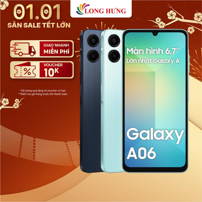  Điện thoại Samsung Galaxy A06 - Hàng chính hãng 
