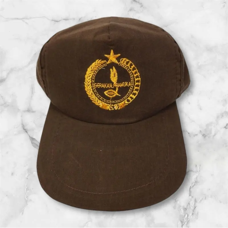 Seragam Topi Sekolah Pramuka SD SMP SMA Fashion Bordir 1