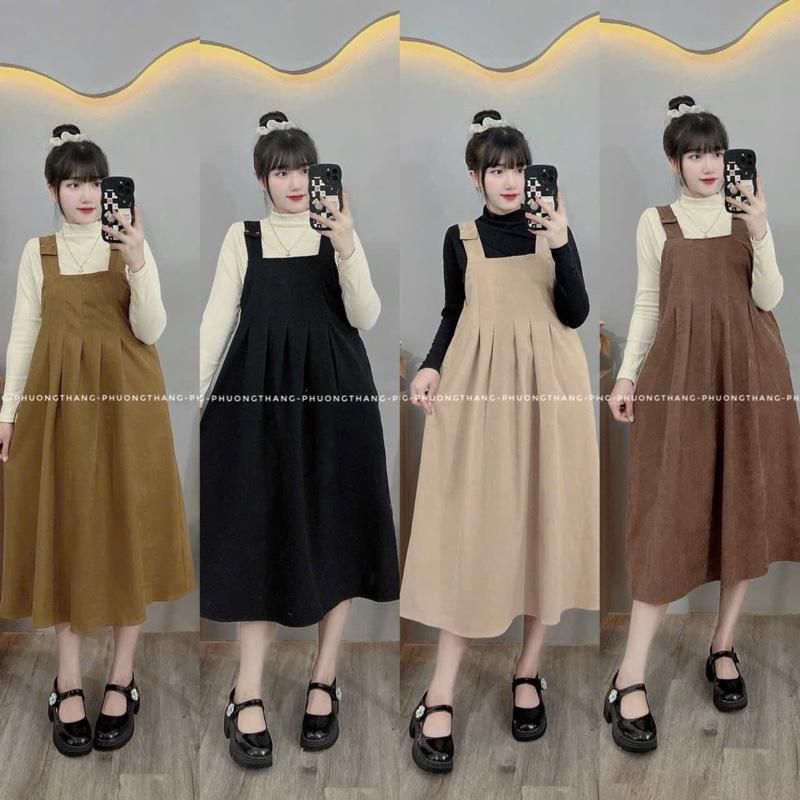 { Dell Mở Bán} Sét yếm bầu 2 chi tiết ( gồm áo+ yếm bầu), dáng suông, vải mềm mại mặc thỏa mái cho mẹ và bé