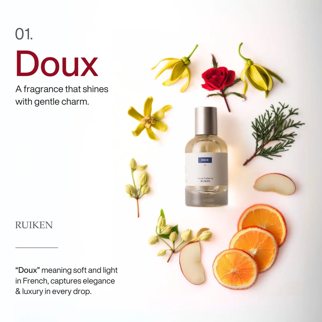 DOUX EDP Eau de Parfum by RUIKEN Perfumery