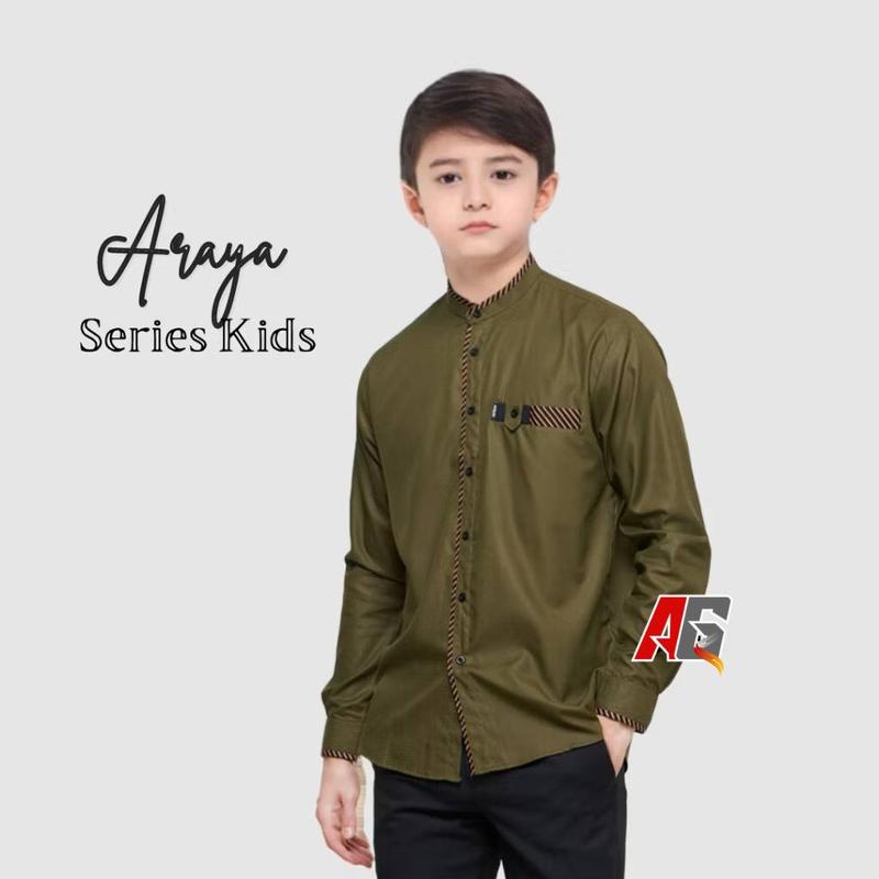 Baju Koko Anak Terbaru|Motif Terbaru Bahan Katun Toyobo Deluxe Usia (7-14) 4