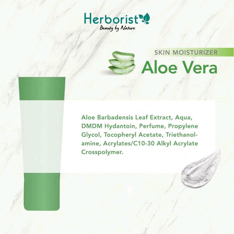 Herborist Aloe Vera Gel 100gr Menyejukan & Melembabkan 4