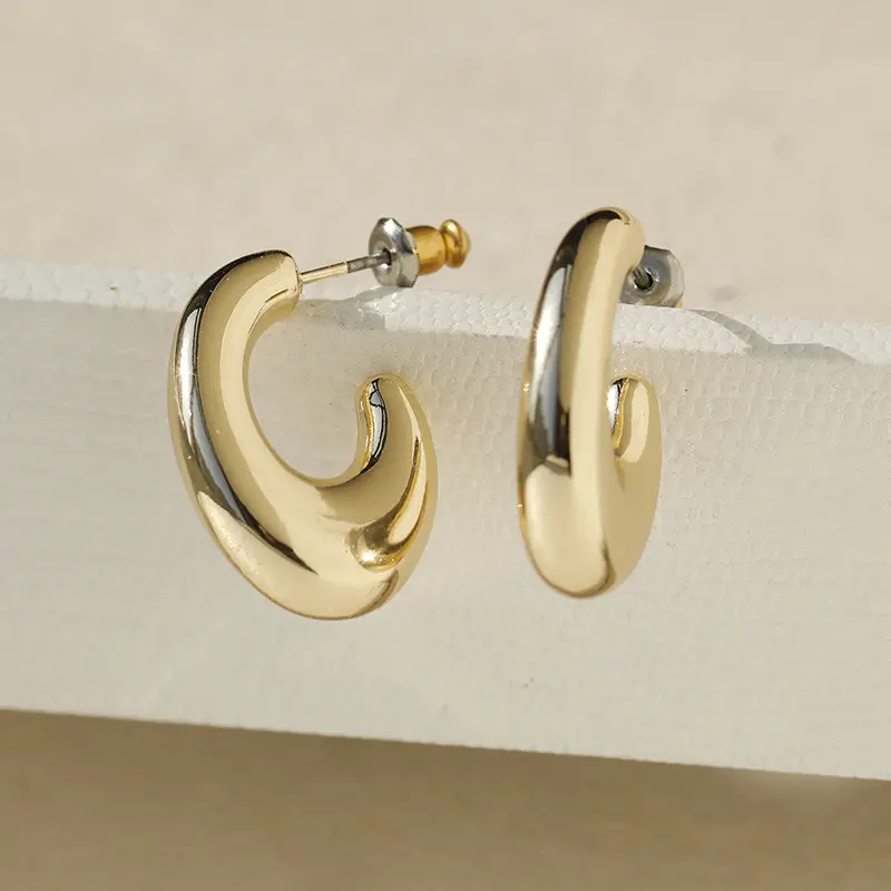 2024 Anting -anting baru Sederhana dan Stylish/Charm Antings/925 Gold/925 Silver