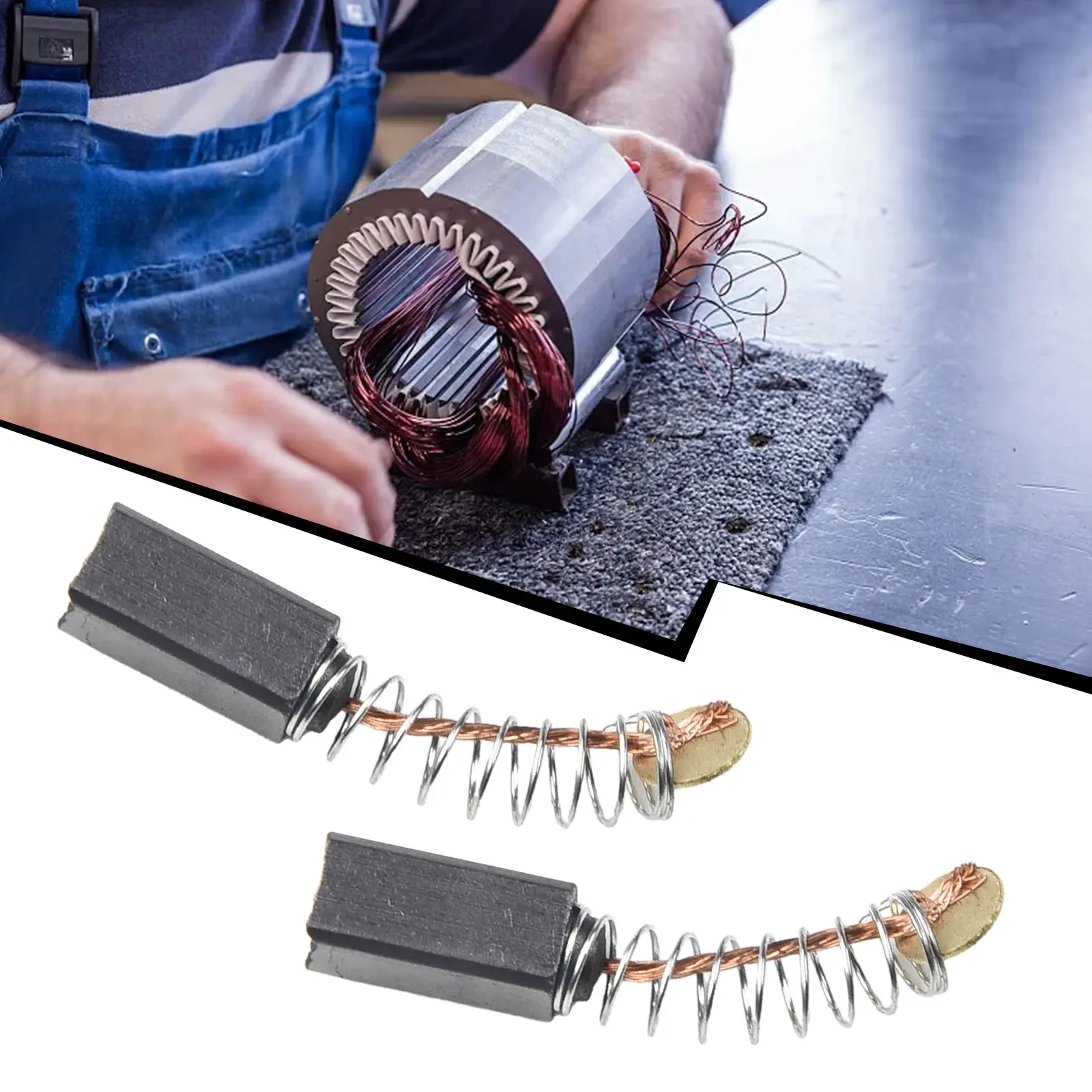 5 Paare Kohlebürsten Motorkohlen Motor Bürste Ersatz für Universal 5 Paare Kohlebürsten Motorkohlen Motor Bürste Ersatz für Universal