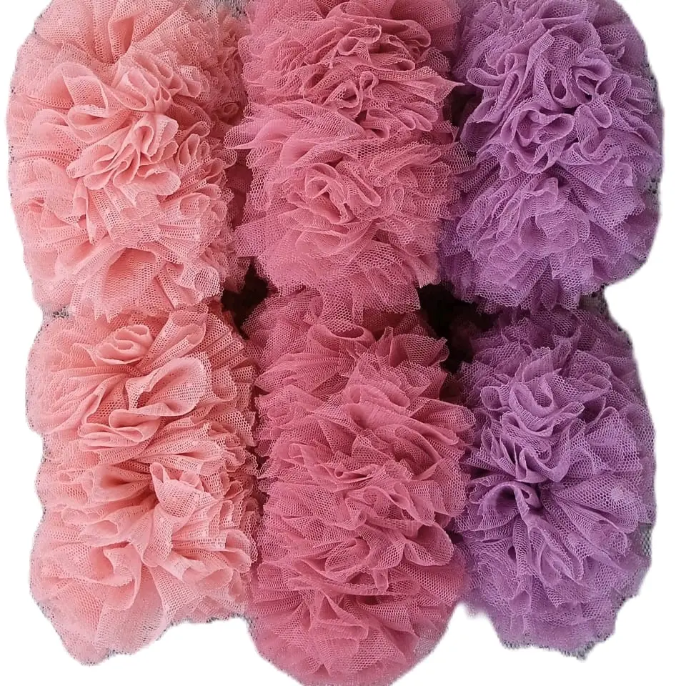 Cepol Tulle Anti Pusing Scrunchie Hijab dan Non Hijab - Nyaman dan Ringan Saat Dipakai cepol rambut kream