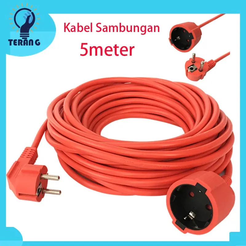 Kabel Sambungan Multi Fungsi /Colokan Kabel Listrik /Kabel kerja Bengkel panjang kabel 5meter