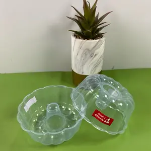 ( 6 PCS ) Loyang Agar TANTOS plastics 6010 / Cetakan Puding ukuran S / Loyang bolu kukus plastik