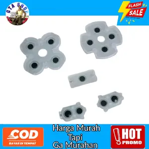 Karet Tombol Full Set Ori Stik Stick PS4 Slim New per 10 pcs