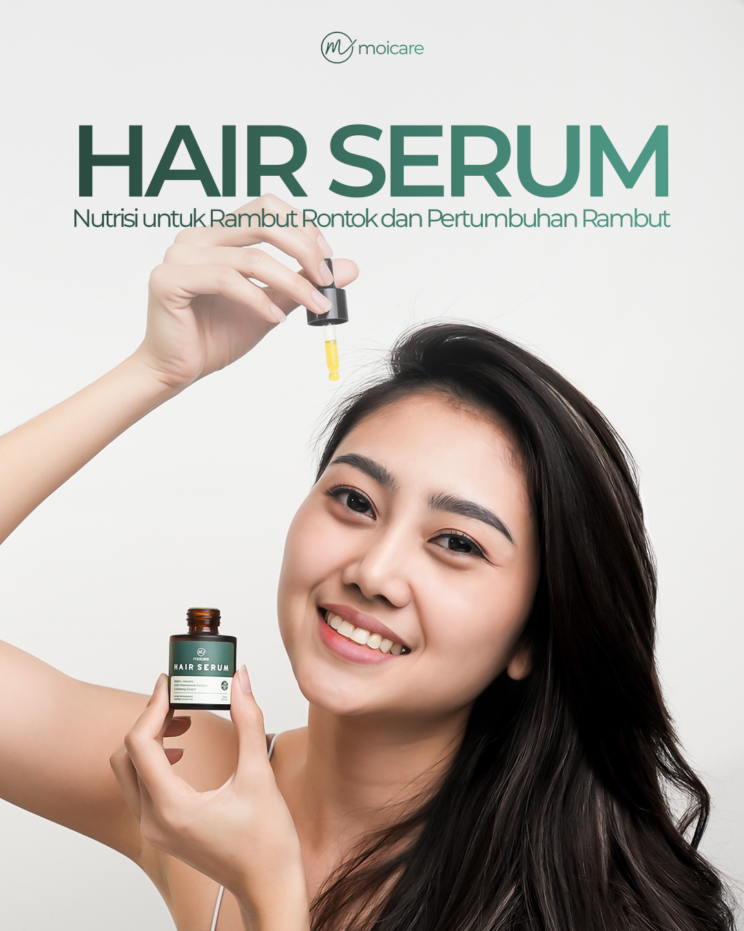 Promo Moicare Hair Serum - Anti Hair Fall Treatment With Biotin Keratin ...