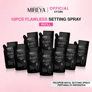 [ PAKET 10 PCS ] Mireya The Art Flawless Refill Setting Spray 80 ML