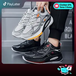 PANARYBODY Sepatu  Sport Pria Model Terbaru  Kasual  Sneakers Cowok  Olahraga Non Slip Sepatu  Kerja Ootd Santai QNR30