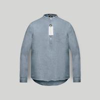 Gambar Peternation pure linen sanghai kancing dada panjang warna cadet grey - S dari PETERNATION Kota Administrasi Jakarta Barat 2 Tokopedia