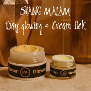 LSG - CREAM FLEK AMAN MEMUTIHKAN FLEK BANDEL Cream Siang Malam Hitam Mencerahkan Perawatan Kulit Original
