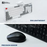 Gambar Rexus KM8 Keyboard Mouse Wireless Combo - Black / White - Black dari Galaxy Solusindo Kota Malang 4 Tokopedia