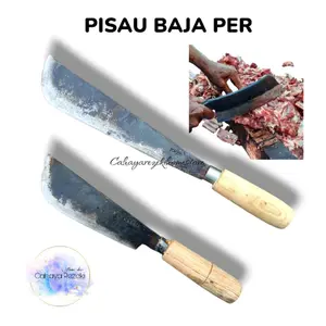 [ Krebo ] Pisau cincang tulang daging bahan BAJA PER ASLI pisaubaja