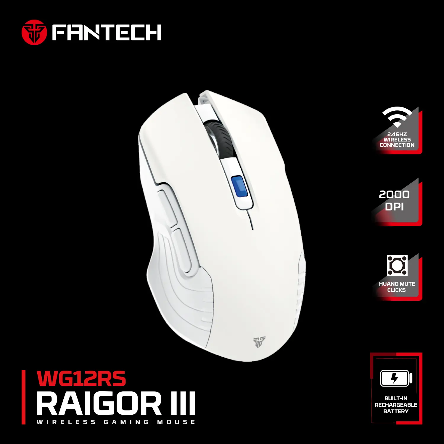 WG12RS White (Silent Click)