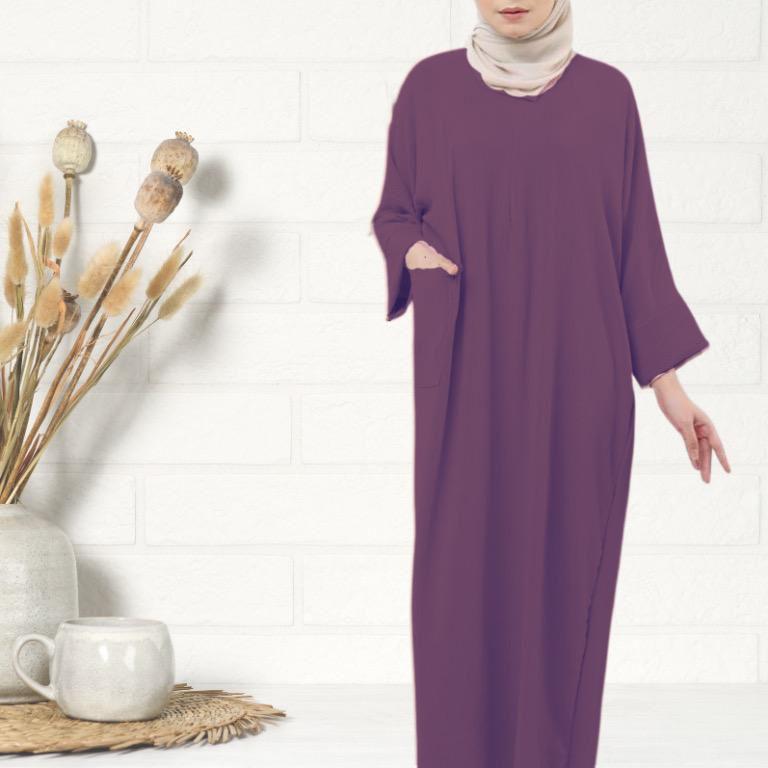 Product Introduction of Wanita Baju Kaftan Baya Musilh Iron Less Ada Pockit 10