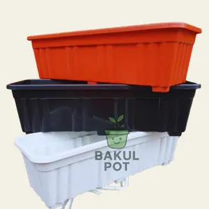 (3 PC) POT SEGI PANJANG ALPEN uk 50 pot bunga kotak segi panjang 50cm murah bagus