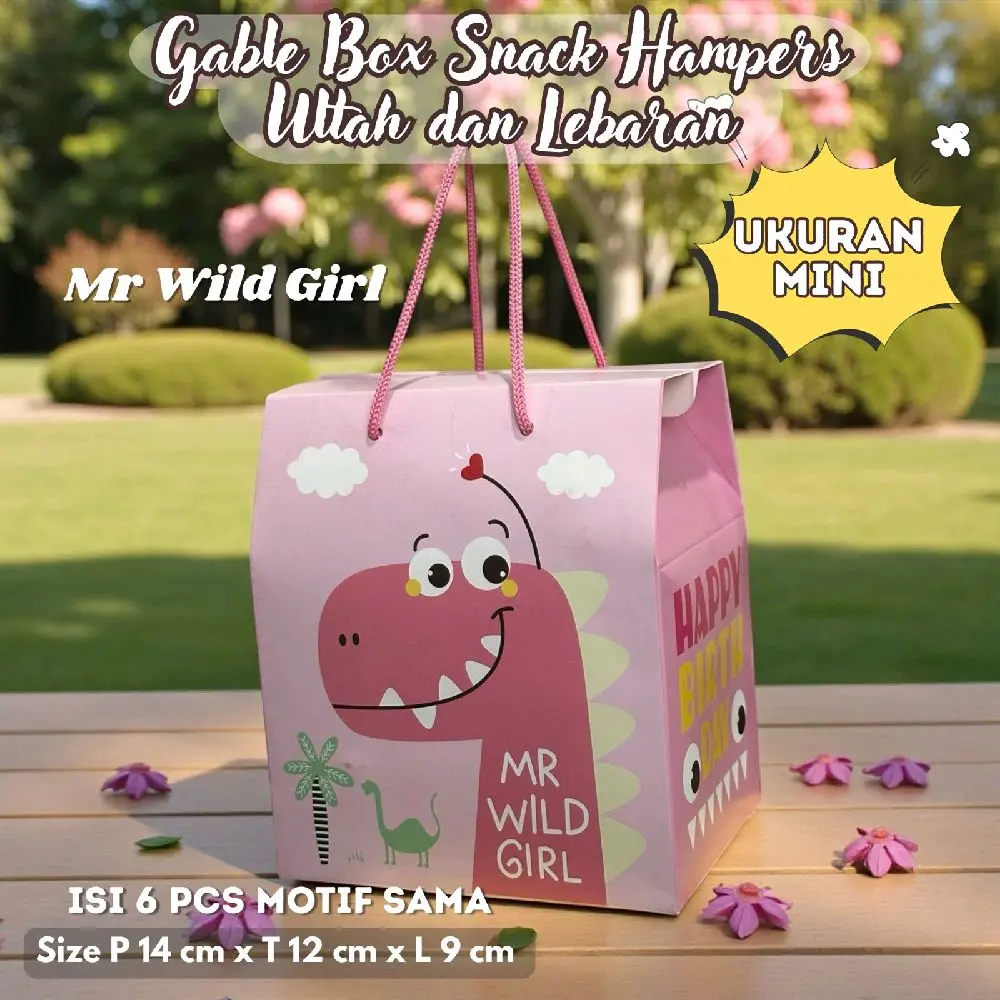 BOX MINI MR WILD GIRL ISI 6Pcs