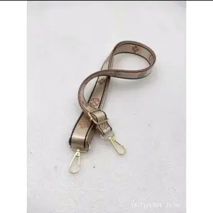 Tali Strap Tas Selempang Motif Webbing Tebal ACC Gold Dijamin Kuat Panjang 120 cm Lebar 2,5 cm