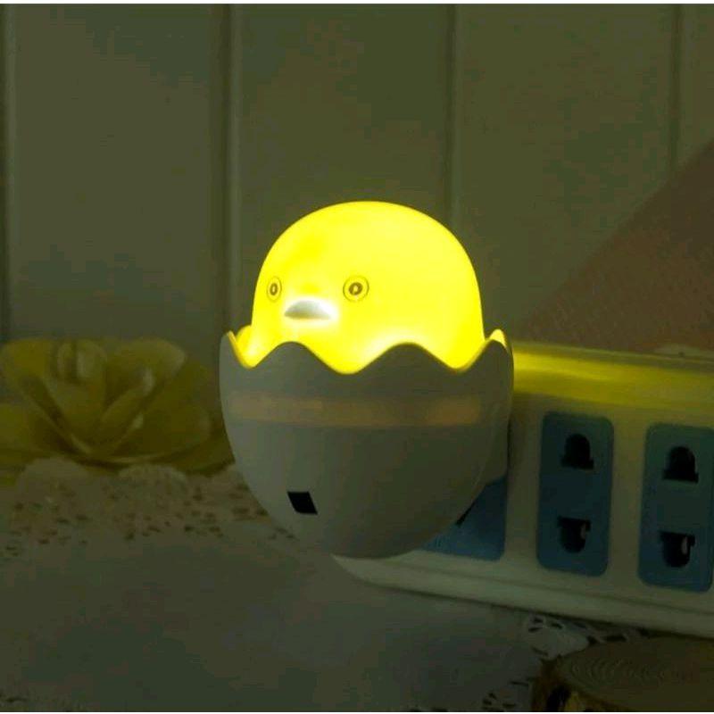 Lampu Tidur LED Ayam Sensor Cahaya Night Light Warm White 5W - GY01 - Yellow Lampu Kamar Kuning saklar 5