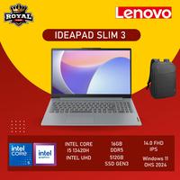 Gambar Lenovo IdeaPad Slim 3 14 I5 13420H 16GB 512GB W11+OHS 14.0WUXGA IPS BLIT 2Y PREM+2ADP GRY -3PID/16 Laptop Terbaru dengan Performa Intel Core i5 dan Grafis UHD - 16GB dari ROYAL COM Kota Administrasi Jakarta Selatan 1 Tokopedia