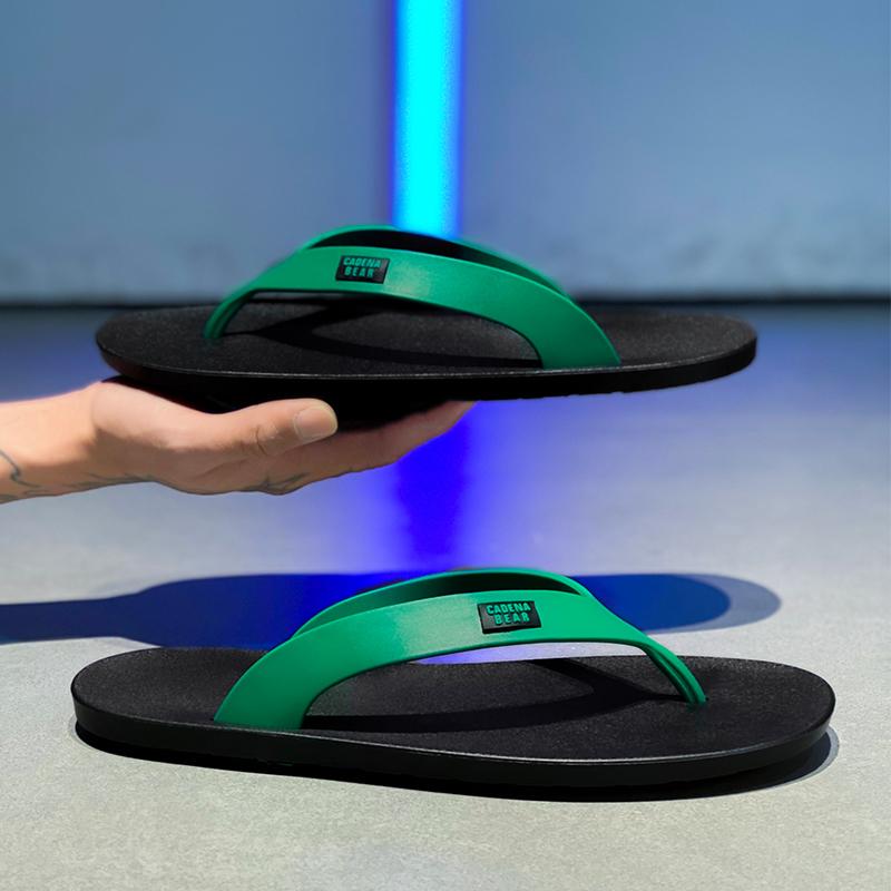 IEAGO Original Men At Home Outdoor Beach Flip Flops Casual Flat Bottom EVA  Slippers Soft Sole Sliders 6