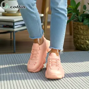 COLLIN Sepatu Sandal Selop Anak Tanggung Perempuan Runner Clog Foam Karet EVA Kekinian Sporty B9385-2 K&T Kaki Fashion