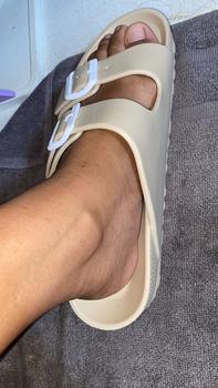 Product Review of Ando Official Sandal Selop Slip On Ratu Wanita Dewasa - Cream from T**i 2