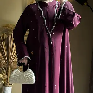 Abaya Hikmah Style Jannah 1in Tapih Kesan Kek Pakai 2in Busi Dan Wudhu Friendly